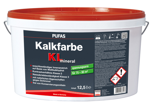 Pufas Kalkfarbe KL mineral 12,5 lt